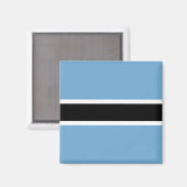 Botsuana-Flagge (Botsuana) Magnet (Vorderseite/Rückseite)