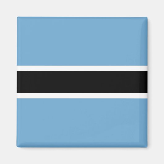 Botsuana-Flagge (Botsuana) Magnet (Vorne)