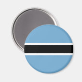Botsuana-Flagge (Botsuana) Magnet (Vorderseite/Rückseite)