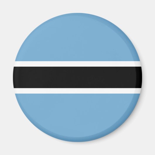 Botsuana-Flagge (Botsuana) Magnet (Vorne)