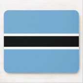 Botsuana-Flagge (Botsuana) Mousepad (Vorne)