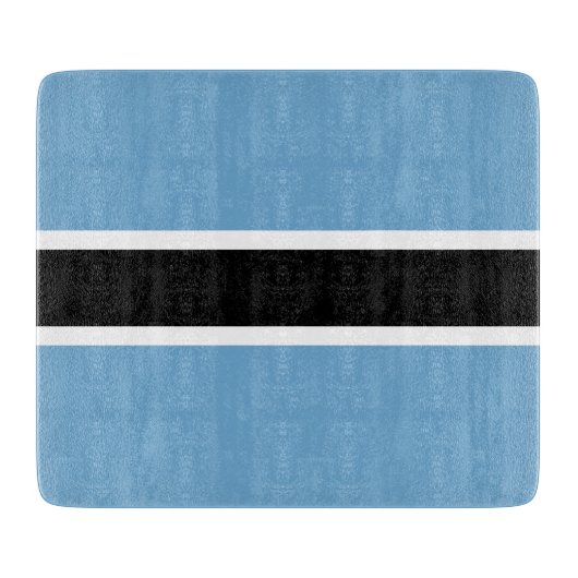 Botsuana-Flagge (Botsuana) Schneidebrett (Vorderseite)