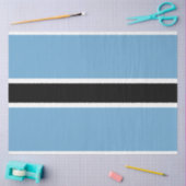 Botsuana-Flagge (Botsuana) Seidenpapier (Basteln)