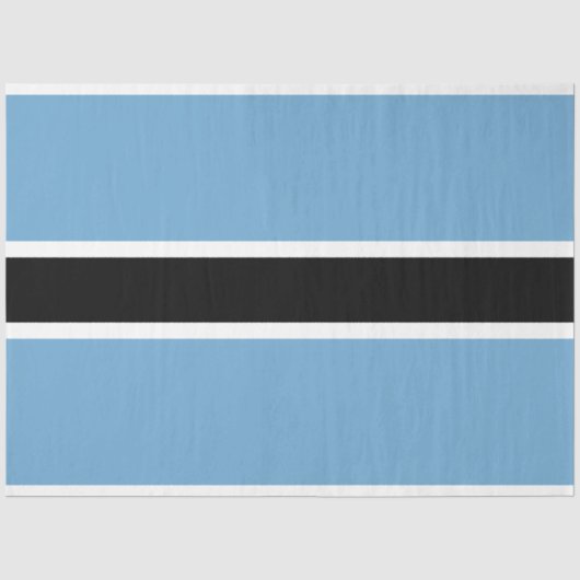 Botsuana-Flagge (Botsuana) Seidenpapier (Vorderseite)