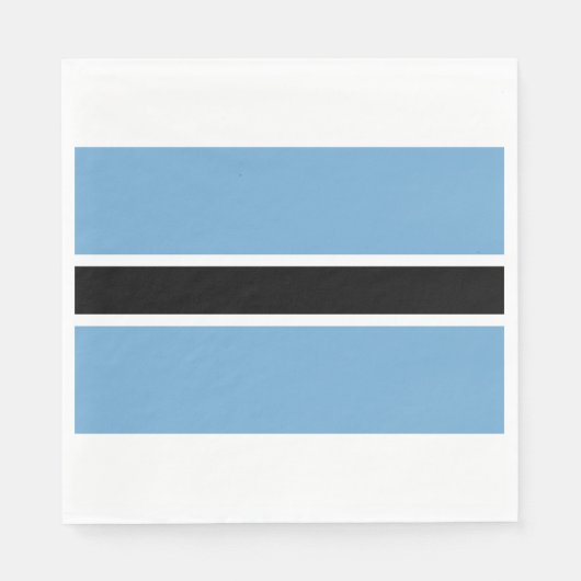 Botsuana-Flagge (Botsuana) Serviette (Vorderseite)
