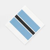 Botsuana-Flagge (Botsuana) Serviette (Ecke)