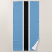 Botsuana-Flagge (Botsuana) Strandtuch (Vorderseite)