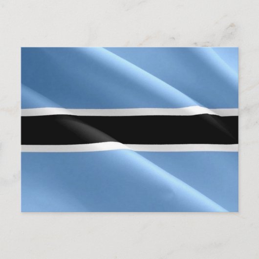 Botsuana - Flagge - Postkarte (Vorderseite)