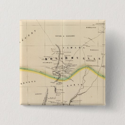 Botsuana, Südafrika 51 Button (Vorderseite)