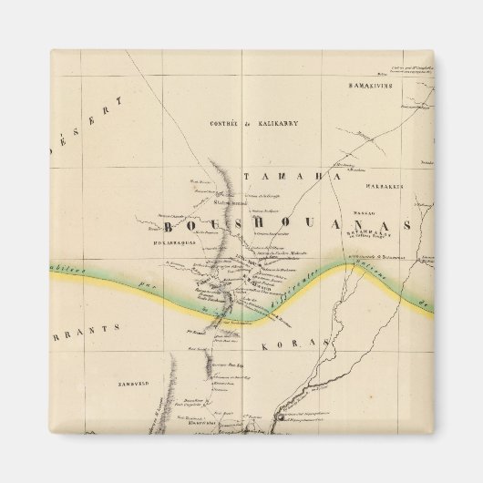 Botsuana, Südafrika 51 Magnet (Vorne)