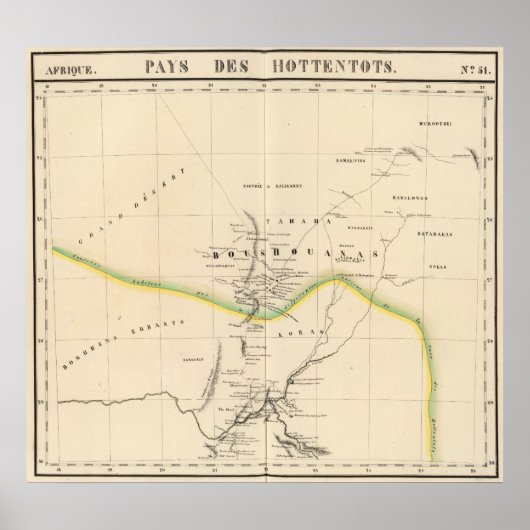 Botsuana, Südafrika 51 Poster (Vorne)