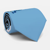 Botsuana-Wappen/Flagge Krawatte (Gerollt)