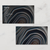 Botswana-Achat Visitenkarte (Vorne/Hinten)