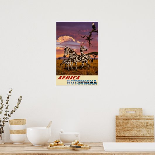 Botswana, Afrika Poster (Küche)