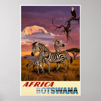 Botswana, Afrika Poster