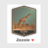 Botswana Aufkleber (Blatt)