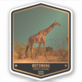 Botswana Aufkleber (Vorderseite)