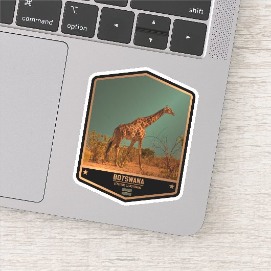 Botswana Aufkleber (Detail)