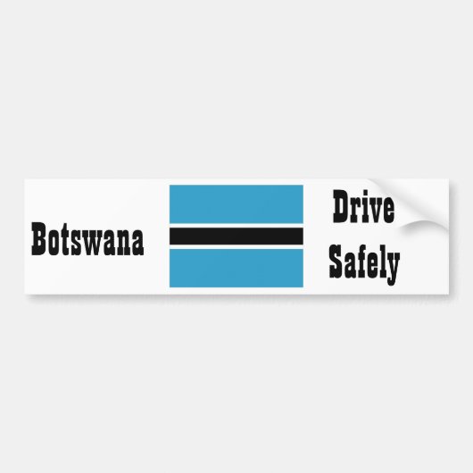 Botswana Autoaufkleber (Vorne)
