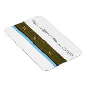 Botswana Central Kalahari Savannah Springboks Magnet (Rechte Seite)