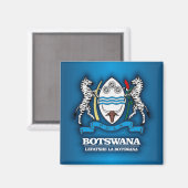 Botswana COA Magnet (Vorderseite/Rückseite)