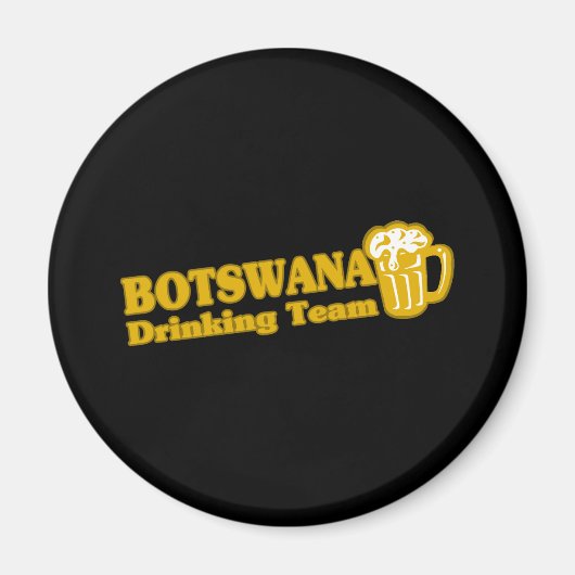 Botswana Drinking Team Magnet (Vorne)