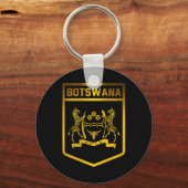 Botswana Emblem Schlüsselanhänger (Vorderseite)