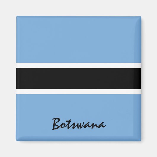 Botswana Fahne & Afrika Urlaubs-/Sportfans Magnet (Vorne)