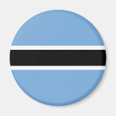 Botswana Fahne Magnet (Vorne)