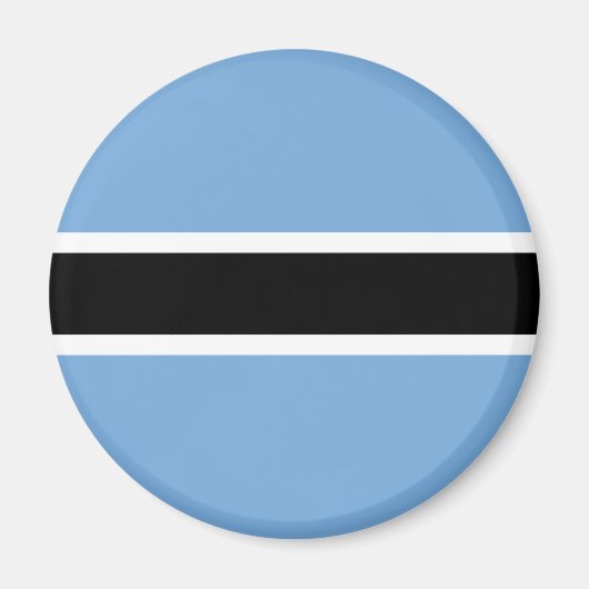Botswana Fahne Magnet (Vorne)