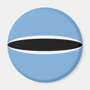 Botswana Fischaugen-Flagge-Magnet Magnet