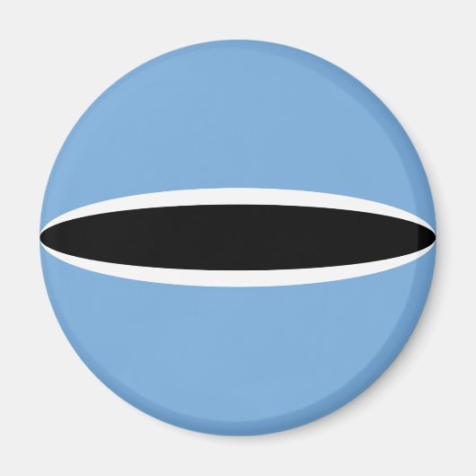 Botswana Fisheye Flag Magnet (Vorne)