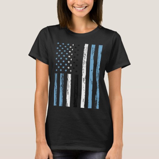 Botswana Flag America US It is in my DNA  for Mots T-Shirt (Vorderseite)