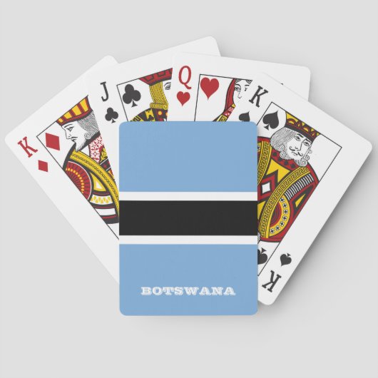 Botswana Flag Games, Botswana Spielkarten (Rückseite)
