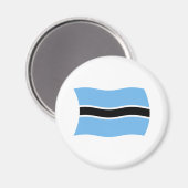 Botswana Flag Magnet (Vorderseite/Rückseite)