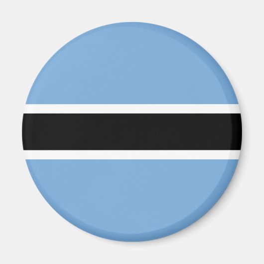 Botswana Flag Magnet (Vorne)