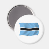 Botswana Flag Magnet (Vorderseite/Rückseite)