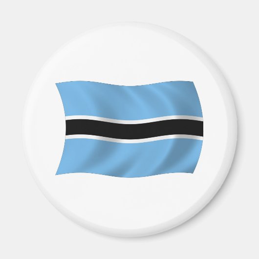 Botswana Flag Magnet (Vorne)