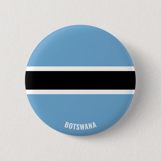 Botswana Flag Niedlich Patriotic Button (Vorderseite)