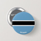 Botswana Flag Niedlich Patriotic Button (Vorne & Hinten)