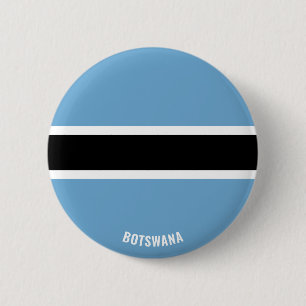 Botswana Flag Niedlich Patriotic Button