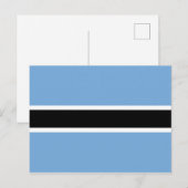 Botswana Flag Postkarte (Vorne/Hinten)