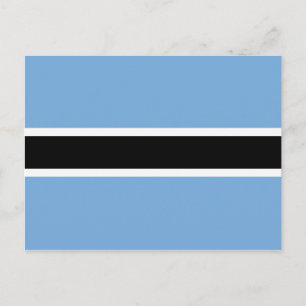 Botswana Flag Postkarte