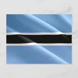 Botswana - Flag - Postkarte