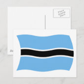 Botswana Flag Postkarte (Vorne/Hinten)
