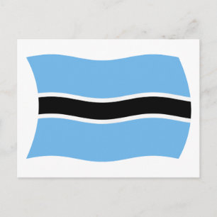 Botswana Flag Postkarte