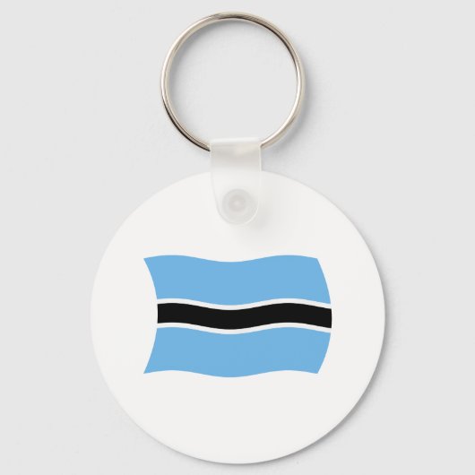 Botswana Flag Schlüsselanhänger (Vorderseite)