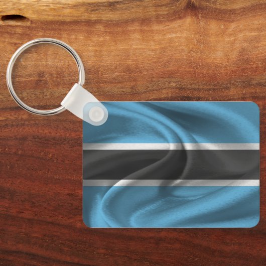 Botswana Flag Schlüsselanhänger (Rückseite)
