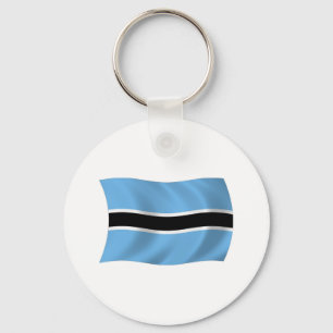 Botswana Flag Schlüsselanhänger