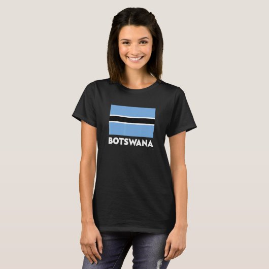 Botswana Flag T-Shirt (Vorne ganz)